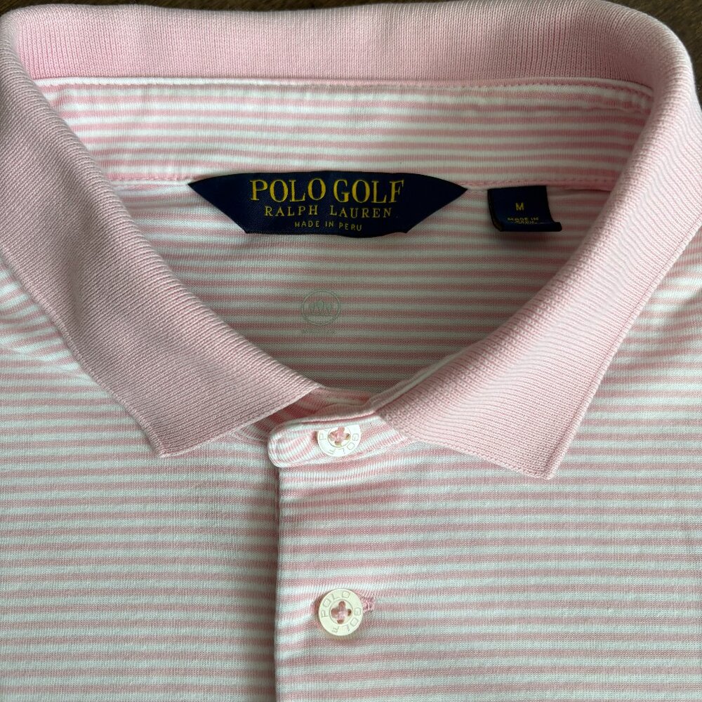 POLO GOLF Ralph Lauren Men Size M Collared Polo Shirt
